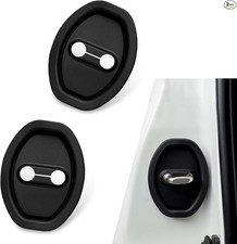 Car Door Lock Strike Protector, Silicone Shock Absorption Rust-Proof Cover Pro