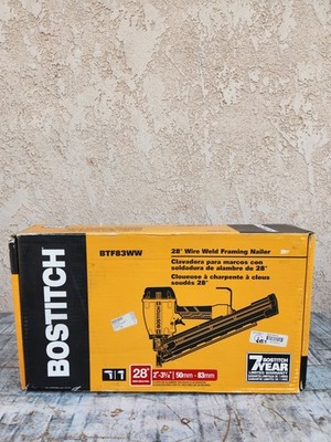 Bostitch BTF83WW Framing Nailer Pneumatic ForParts Or Repair Driver Blade Stuck