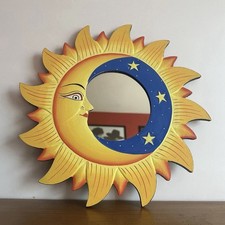 Vintage 90s Celestial Sun Moon Stars Mirror 1...