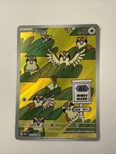 Pidgey 207/197 Illustrazione Rara Carta Pokemon Fiamme Ossidiana 2023 Full Art NM+