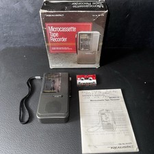 Registratore vocale a microcassette portatile realistico MICRO-14 modello 14-1175