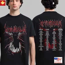 Aftershock Festival 2025 Sacramento California The Upside Down With Lineup Shirt