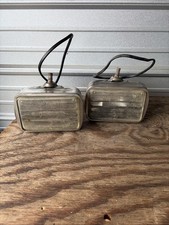 Vintage Per-lux 600-r Stainless Clear Lens Fog Lights Pair Untested As Is Rare Vintage Per-lux 600-r Stainless Clear Lens Fog Lights Pair Untested As Is Rare