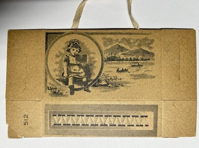 Victorian Era Antique Vintage Christmas Choice Confections Candy Box Ornament
