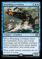 Breaching Leviathan Magic mtg Moderate Play, English Commander 2014 x1