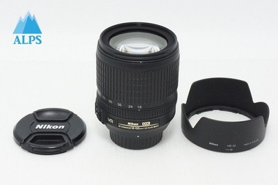 Nikon AF-S DX NIKKOR 18-105mm F3.5-5.6G ED VR Lens for F Mount w/ Hood #260514b