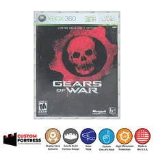 Custom Acrylic Hard Case for XBOX 360 GEARS OF WAR COLLECTORS EDITION