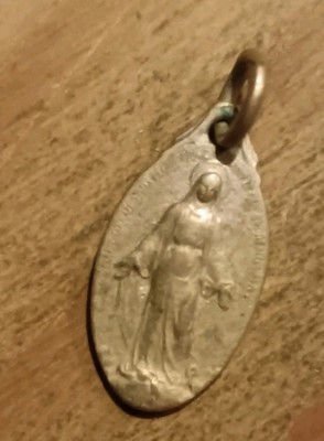 Alte wunderbare religiöse Medaille Rue Du Bac Paris Jungfrau 
