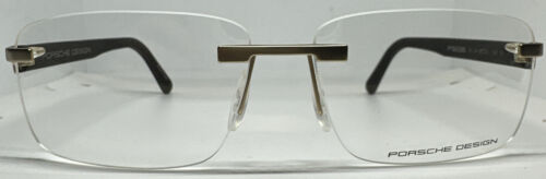 NEW AUTHENTIC PORSCHE DESIGN Rimless Eyeglasses P’8236 S1 B RX Italy Eyewear - Afbeelding 1 van 16