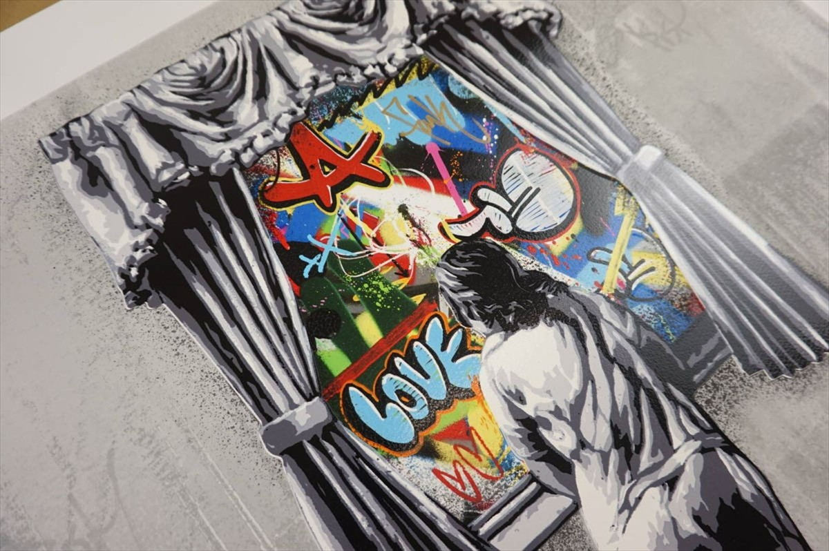 Martin Whatson Window Graffiti Prints Limited to 30 Silk screen