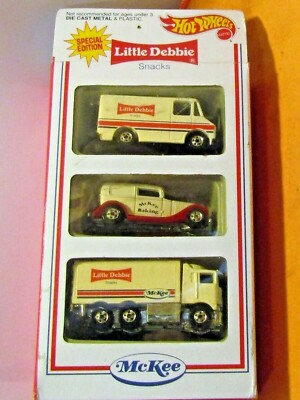 Hot Wheels Little Debbie Snacks 3台パック 1996 Hot Wheels Little Debbie 3 Pack Series 2 Forklift,Jeep