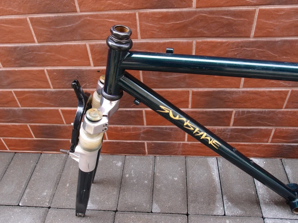 90s MTB frame set Giant 17 in  A3 Cycle Pieces shock absorber 1 in headset - Image 3 of 4