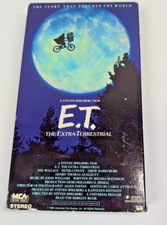 Vintage E.T. the Extra-Terrestrial 1988 VHS Black And Green Tape MCA Spielberg
