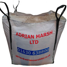 White Salt Bulk Tote Bags - Grit De icing Salt Suitable for  Roads and Car Parks