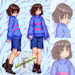 Undertale Frisk Dakimakura 50x150cm 19 6x59 Inch Hugging Body Pillow Case N537 Ebay