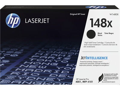 HP 148X High Yield Black Original LaserJet Toner Cartridge, ~9,500 pages, W1480X
