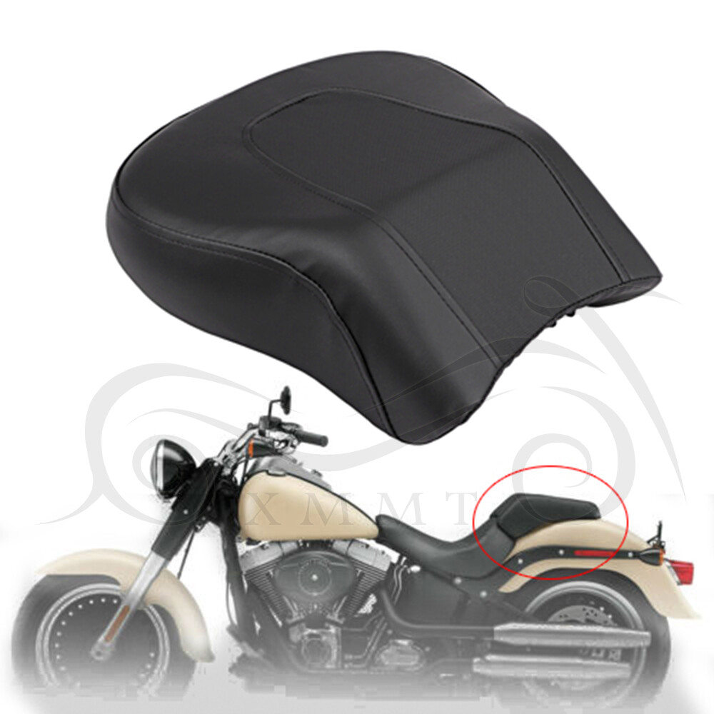 XMMT Black Rear Passenger Seat Pillion Cushions Pad