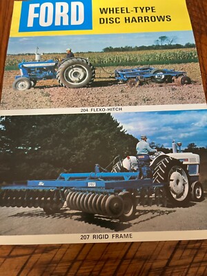 Ford Wheel Type Disc Harrows for 1964 Brochure FCCA