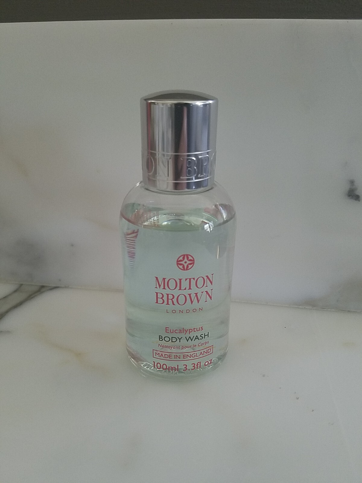 Molton Brown London Eucalyptus Body Wash New 100ml 3.3 oz. Travel Size