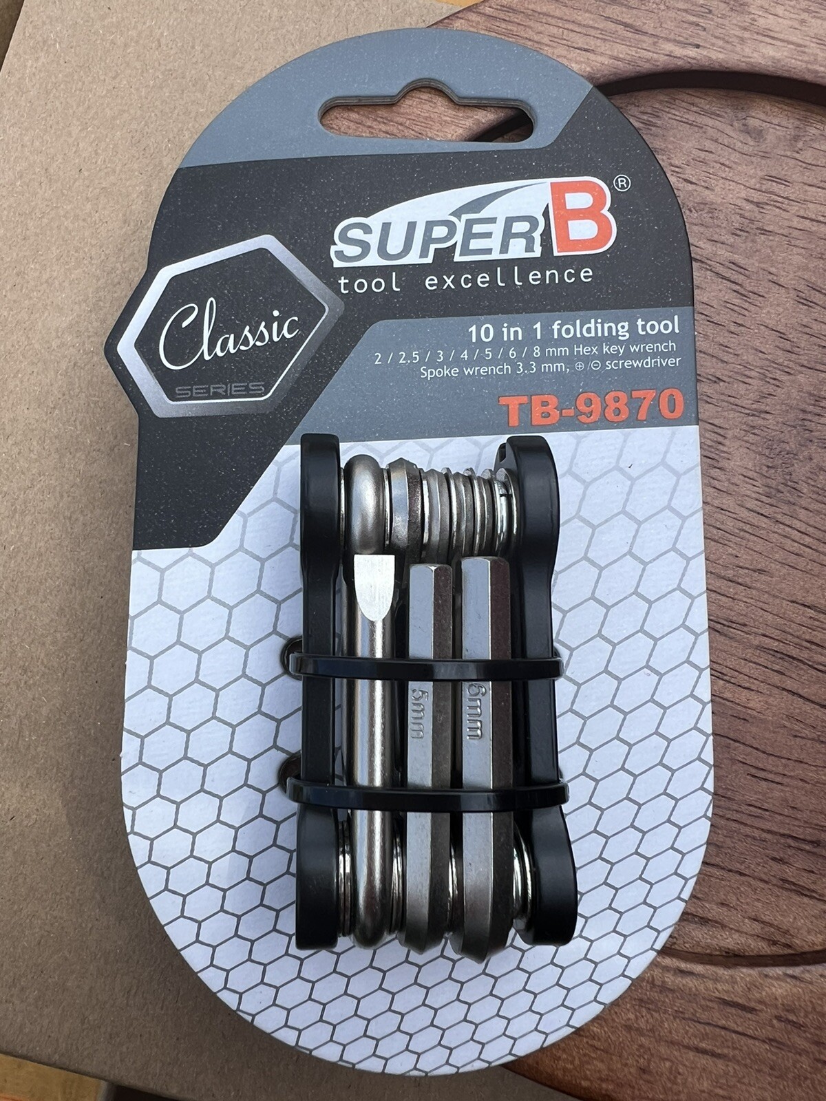 SUPERB 10 in 1 Folding Multi Tool Bike Repair Mini Hex Key Wrench Screwdriver