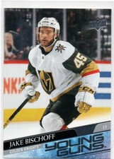 2020-21 Upper Deck Extended YOUNG GUNS #713 Jake Bischoff GOLDEN KNIGHTS RC 84