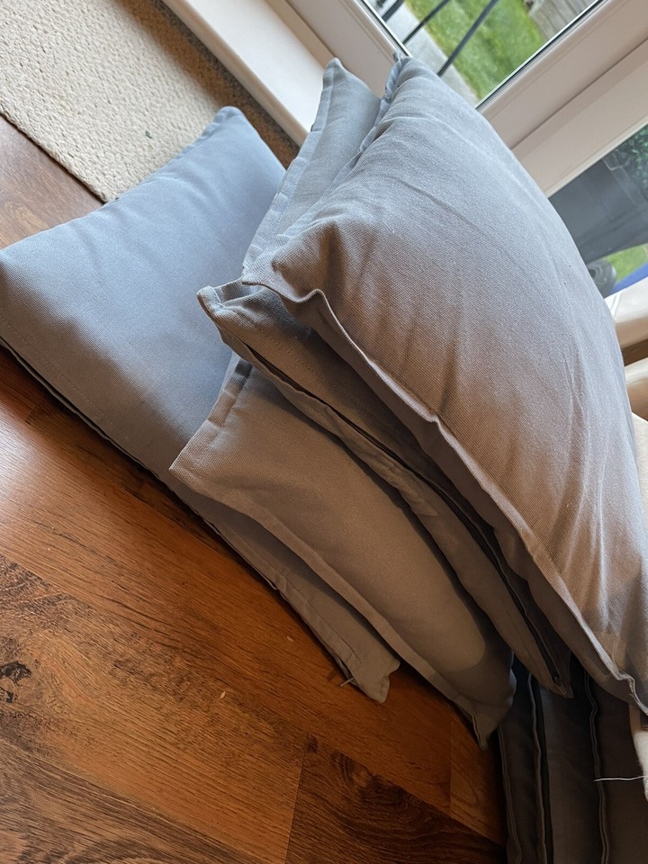 2x Brown Leather IKEA Sofas eBay