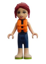 Lego Friends Mia con giubbotto di salvataggio minifigure (frnd210) nuovo personaggio Lego 