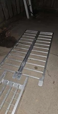Smi-self loading motorcycle ramp
