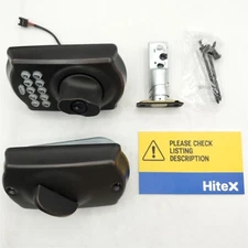 SCHLAGE Camelot Keypad Deadbolt (Aged Bronze) BE365CAM716 *READ*