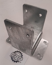 Heavy Duty Hot-Dip Galvanised Bolt Down Square Bracket Post Fence Foot Base 100