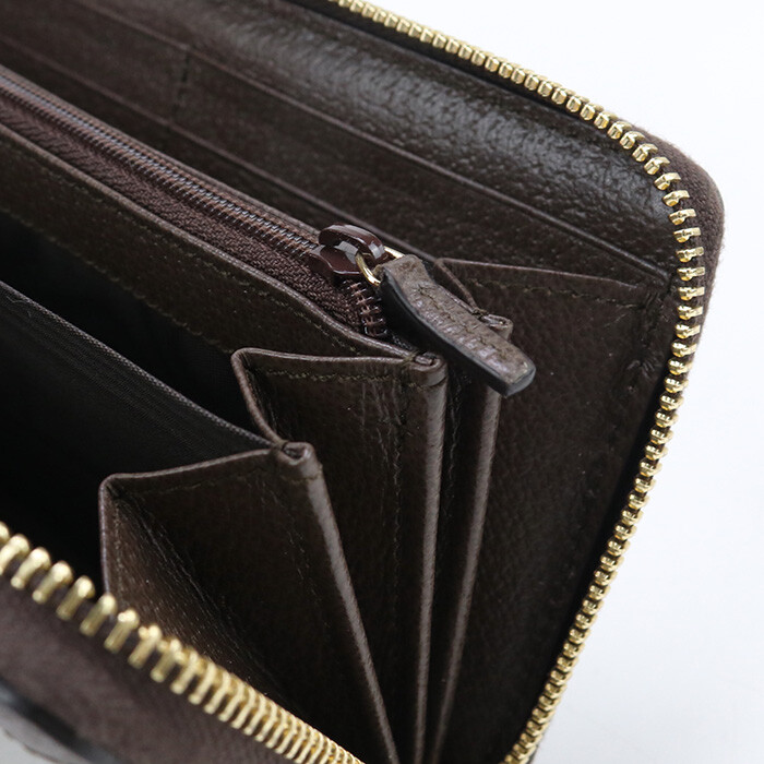 GUCCI 523154 96IWG 8745 Long Wallet Ophidia GG Zipper Wallet