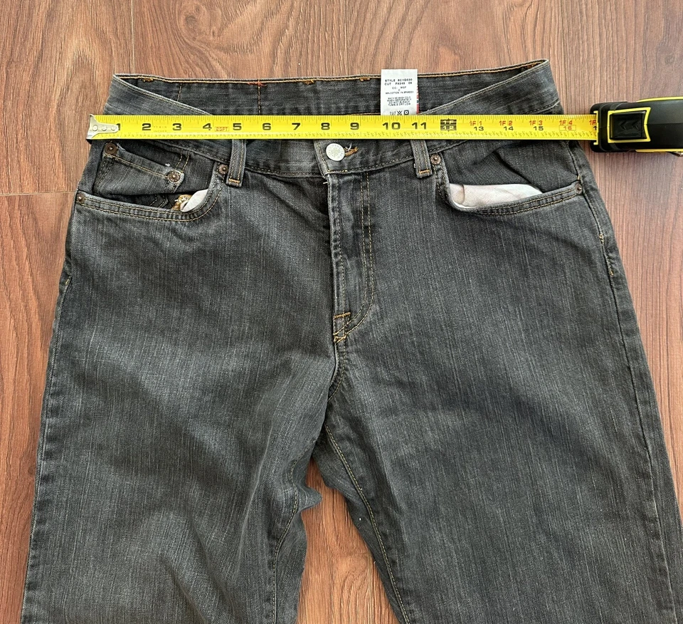 Pantalones de mezclilla recortados para mujer Lucky Brand talla 10/30 azules peto Easy Rider Foto 4 de 4