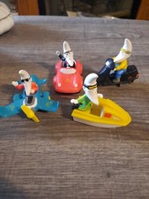 Vintage 1988 McDonalds MAC TONIGHT Happy Meal Toy Moon Man Lot of 4