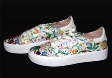 ALICE  OLIVIA Pemton Floral Nappa Leather Platform Shoes Wm's NWT SOLD OUT