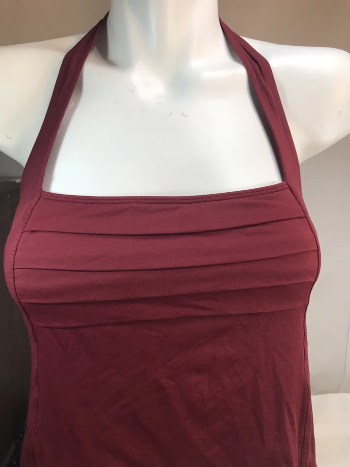Traje de baño Tankini Top Anne kLEIN para mujer talla pequeña Foto 2 de 4