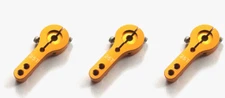 3PCS Gold 25T Metal RC Servo Arm Horn for Futaba Savox Hd US SELLER/SHIP