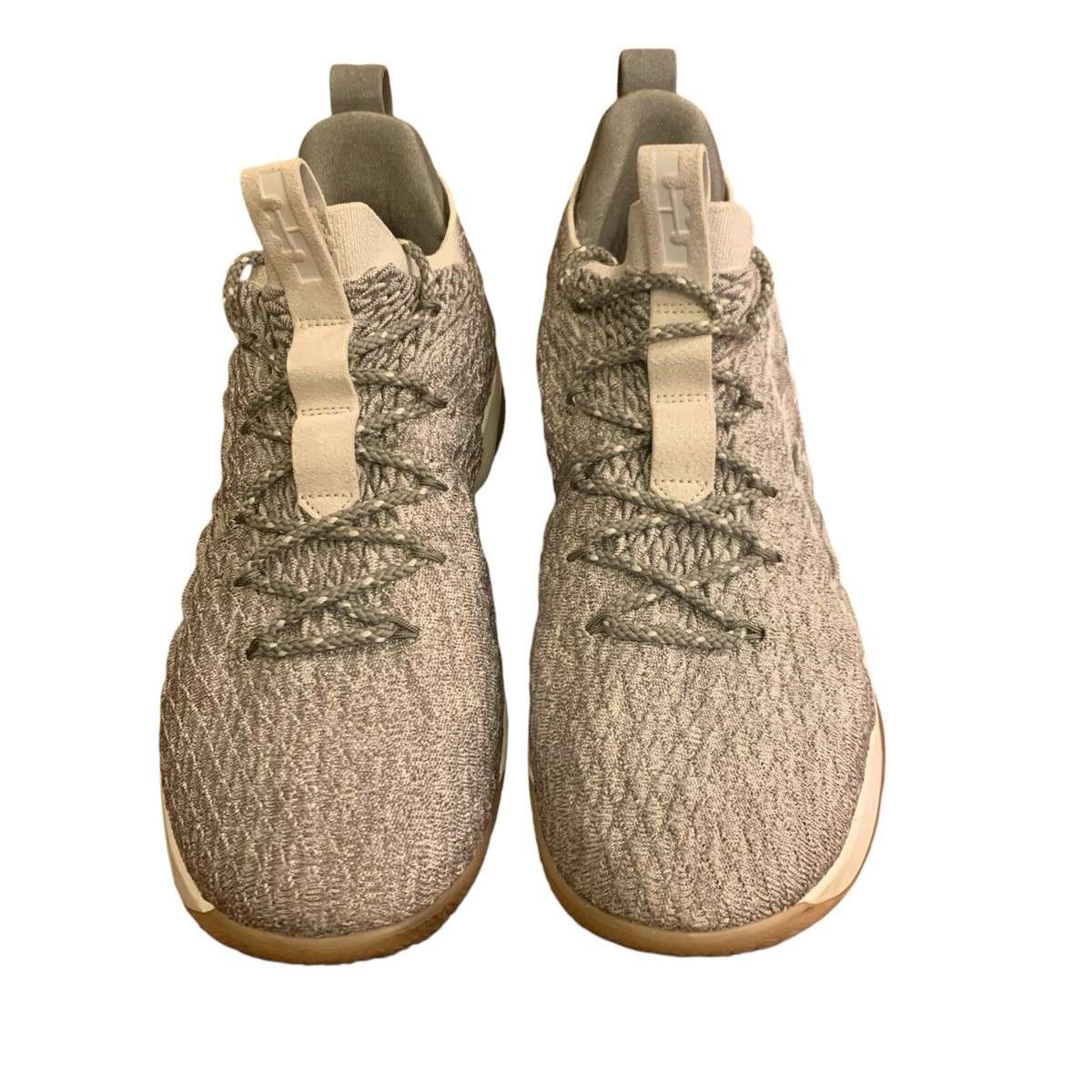 Nike Lebron 15 Low Men's Light Bone Woven Basketball Shoes