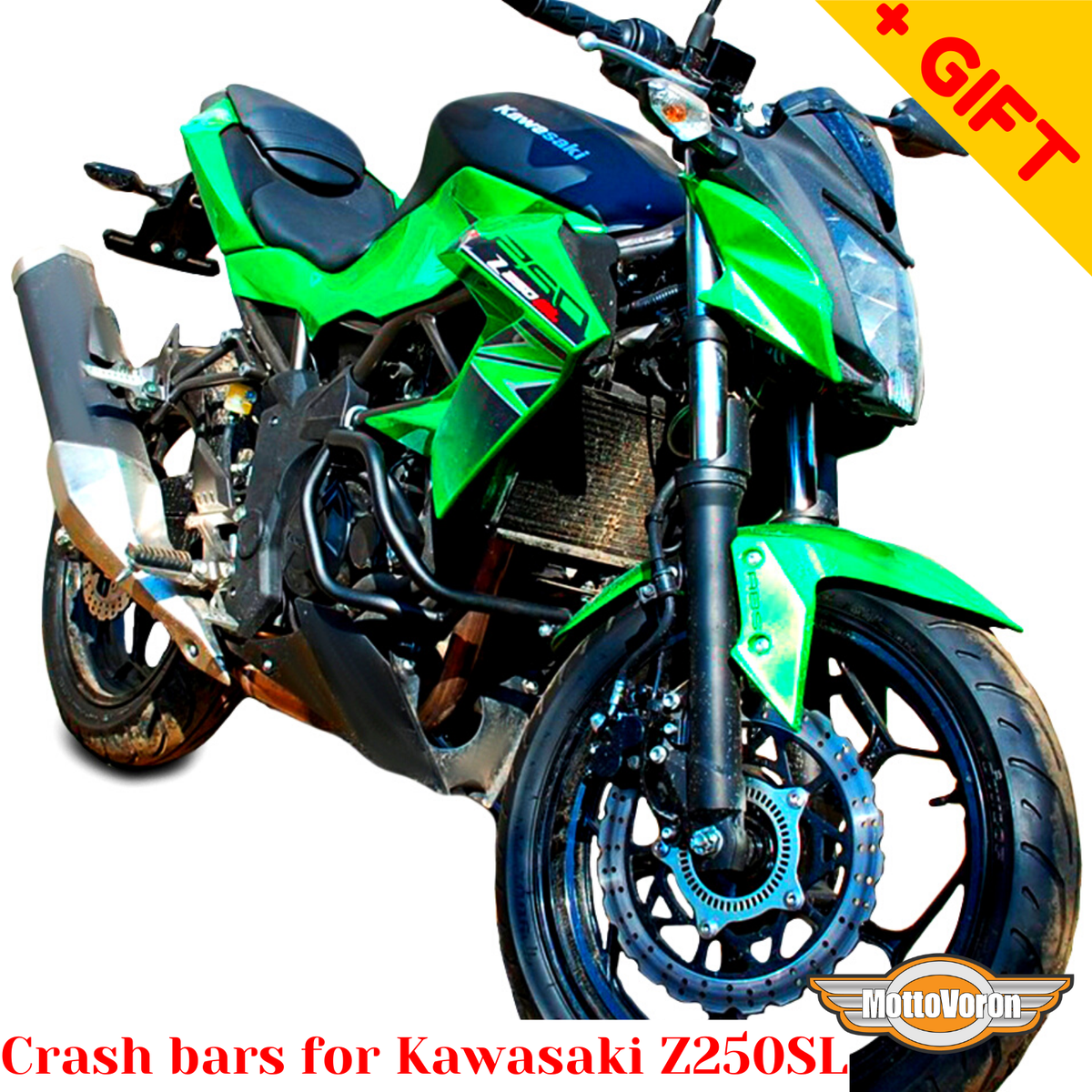 For Kawasaki Z250SL crash bars Z250 SL Kawasaki engine guard