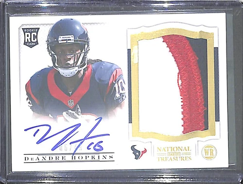 2013 Panini National Treasures Rookie Patch Autograph #205 DeAndre Hopkins 6/49