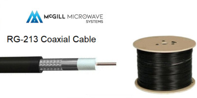 RG213 Koaxialkabel Niedriger Verlust Mil Spec Ham Rad Premium Verzinnt Kupfer 3G