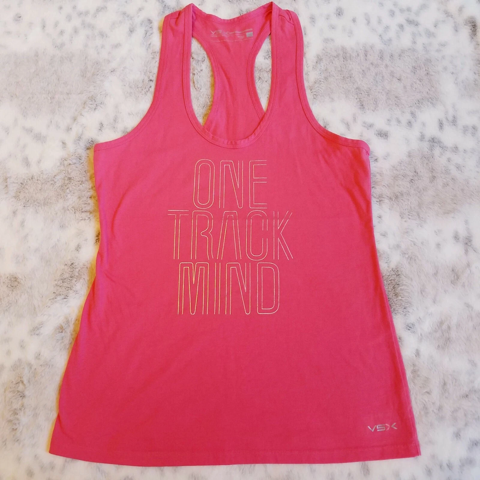 victoria-secret-vs racer back one track mind activewear tank-top