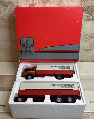 MERCEDES-BENZ TRUCK OF THE YEAR  90, Dicast Truck Set, Conrad NZG 1/43, Rare