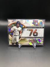 * LUIS MATOS * 2023 BOWMAN CHROME TOP 100 ATOMIC REFRACTOR RC # 150 *