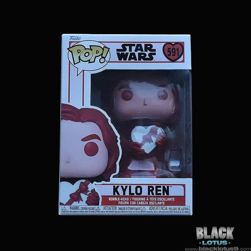NEW Funko Pop! Star Wars Kylo Ren Valentine's Day Pink Heart IN STOCK Pop 591