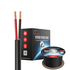 Oxygen-Free Copper Outdoor Audio Speaker Wire 12/2 AWG CL3 Rated Audio Cable lot