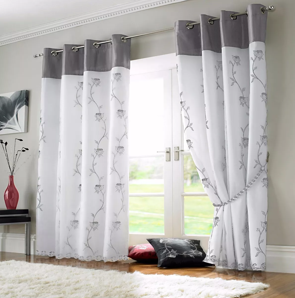 Buy Vintage scale Beige Room Darkening Curtains Online | Drape Story –  Spaces Drapestory