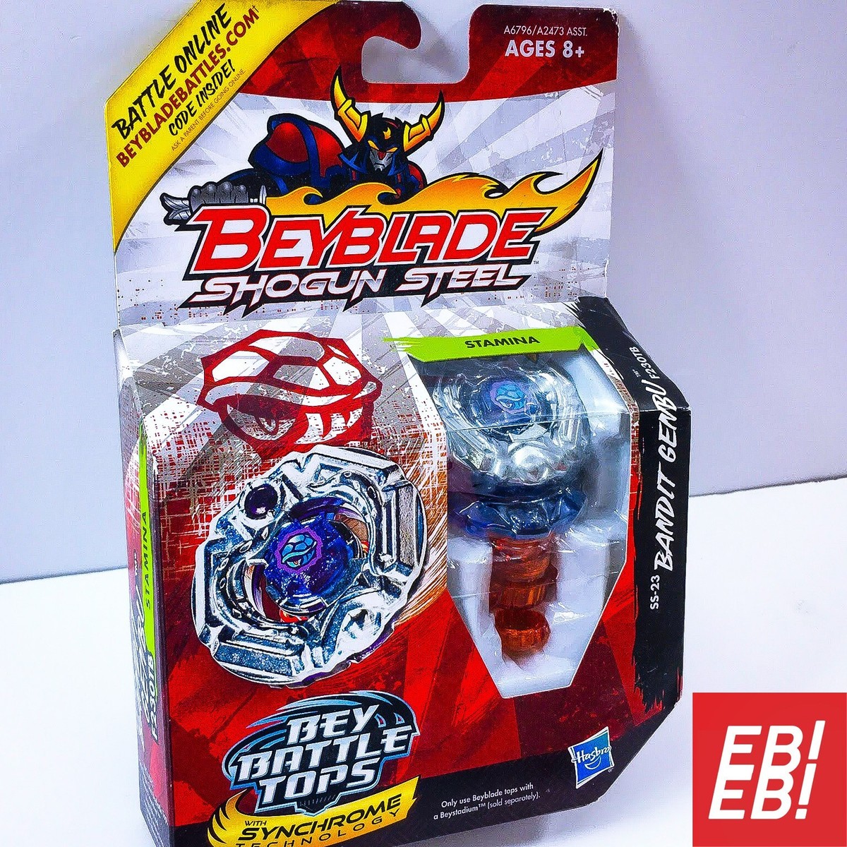 BEYBLADE HASBRO RARE Shogun Steel SS-23 Bandit Genbu F230TB Fusion