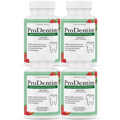 Prodentim for Gums and Teeth Health Prodentim Dental Formula - 4 Pack