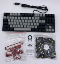 MageGee 75 Mechanical Gaming Keyboard with Red Switch, LED Backlit - Gray/Black