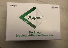 Appeel Wipes adhesive remover wipes. brand new box of 30